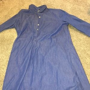 Jean dress with buttons